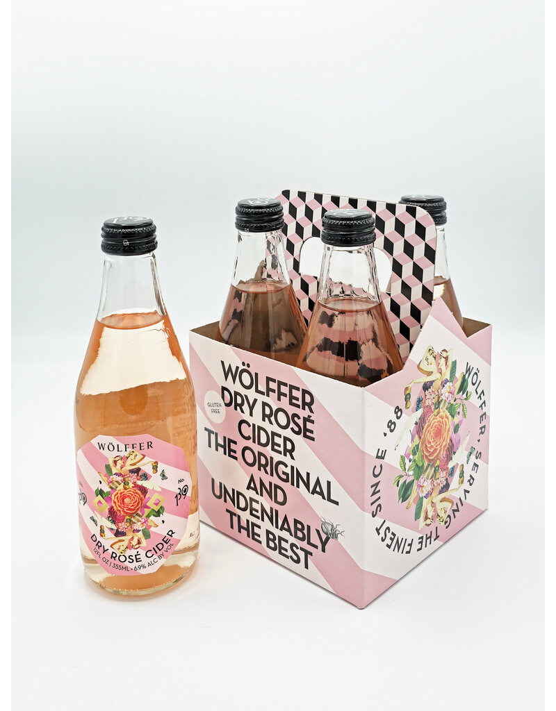 Wölffer Estate Vineyard No. 139 Dry Rosé Cider, 4pk.