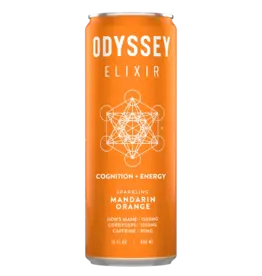 Odyssey Elixir Focus + Energy Sparkling Orange 12oz