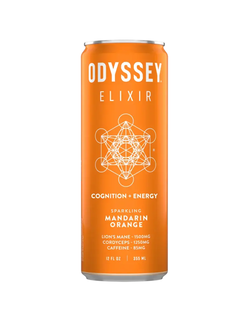 Odyssey Elixir Focus + Energy Sparkling Orange 12oz