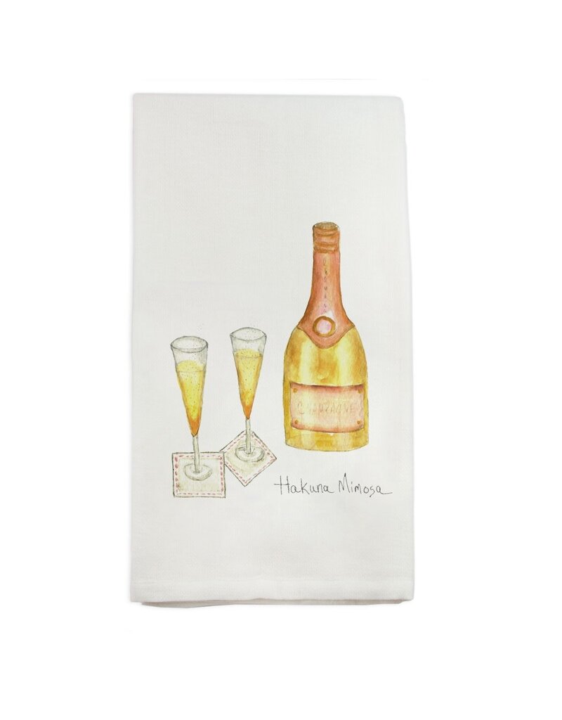 French Graffiti MFC Dishtowel Collection Hakuna Mimosa SALE PRICE
