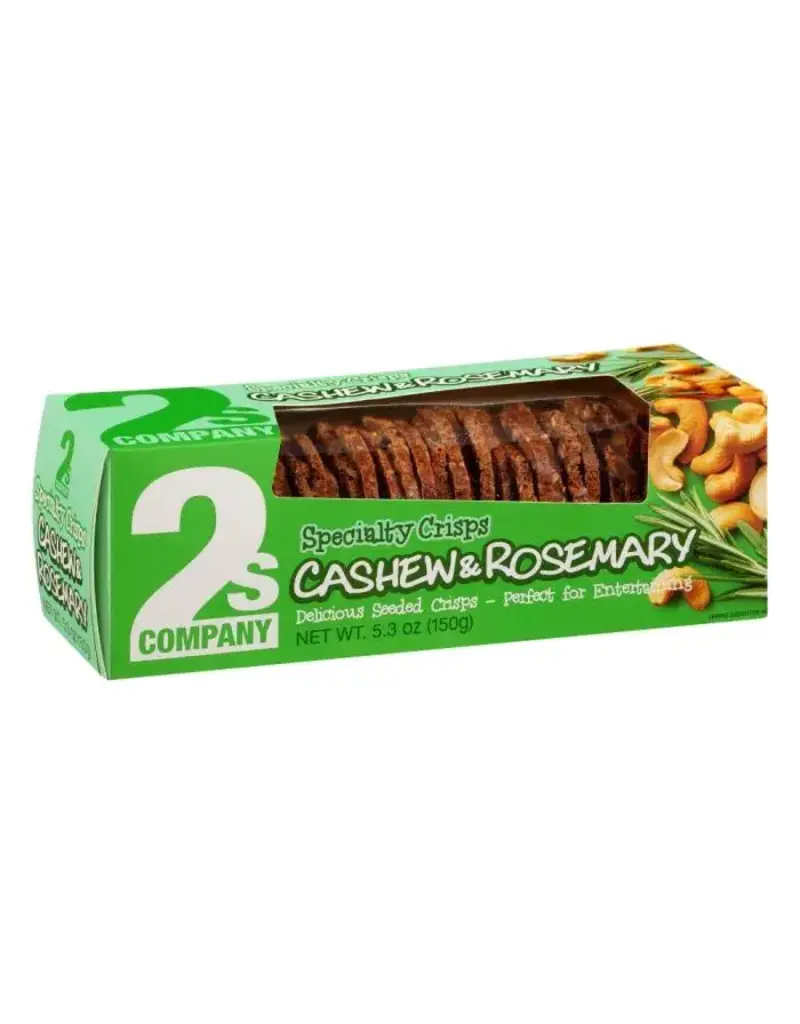 2s Company Cashew & Rosemary Crisps 5.3oz