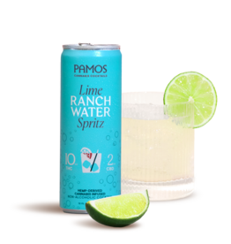 Pamos Lime Ranch Water Spritz 10mg 12oz 4pk