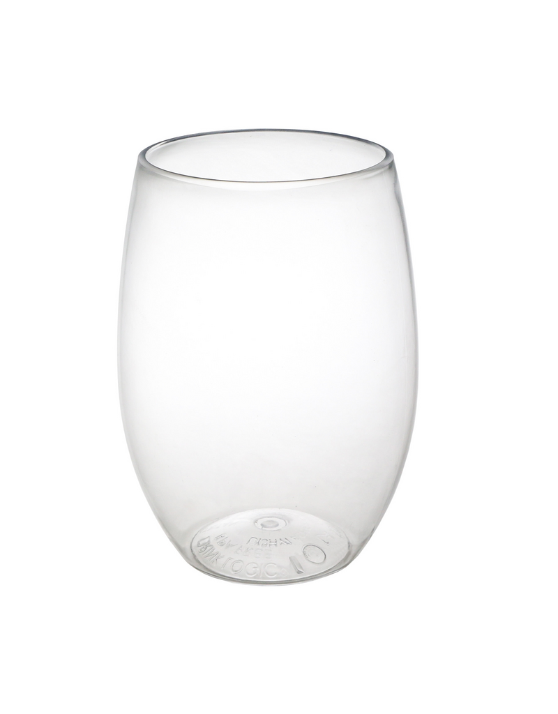 Stemless Plastic Beach Wine Cups XL
