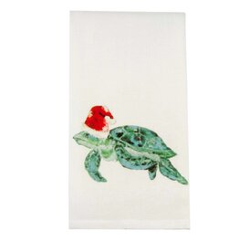 French Graffiti MFC Dishtowel Collection Christmas Turtle SALE PRICE