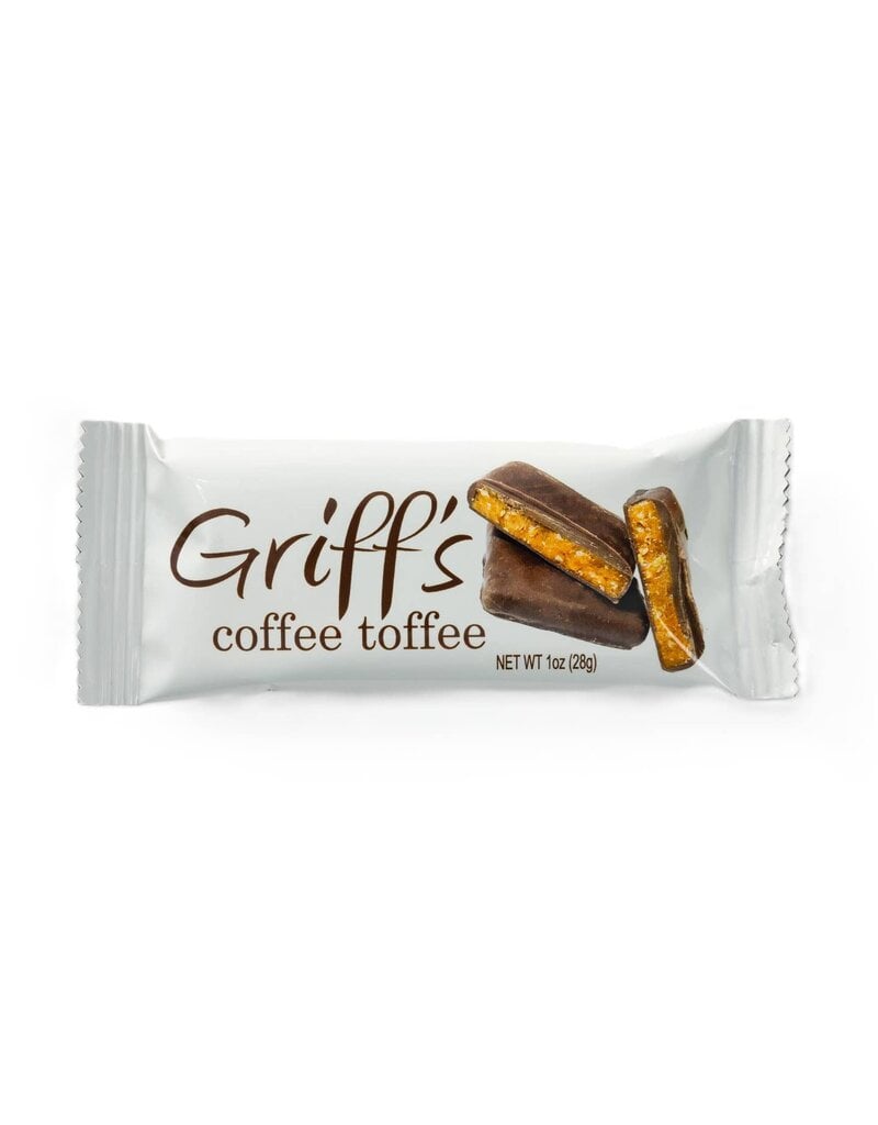 Griff’s Coffee Toffee Dark Chocolate 1oz.