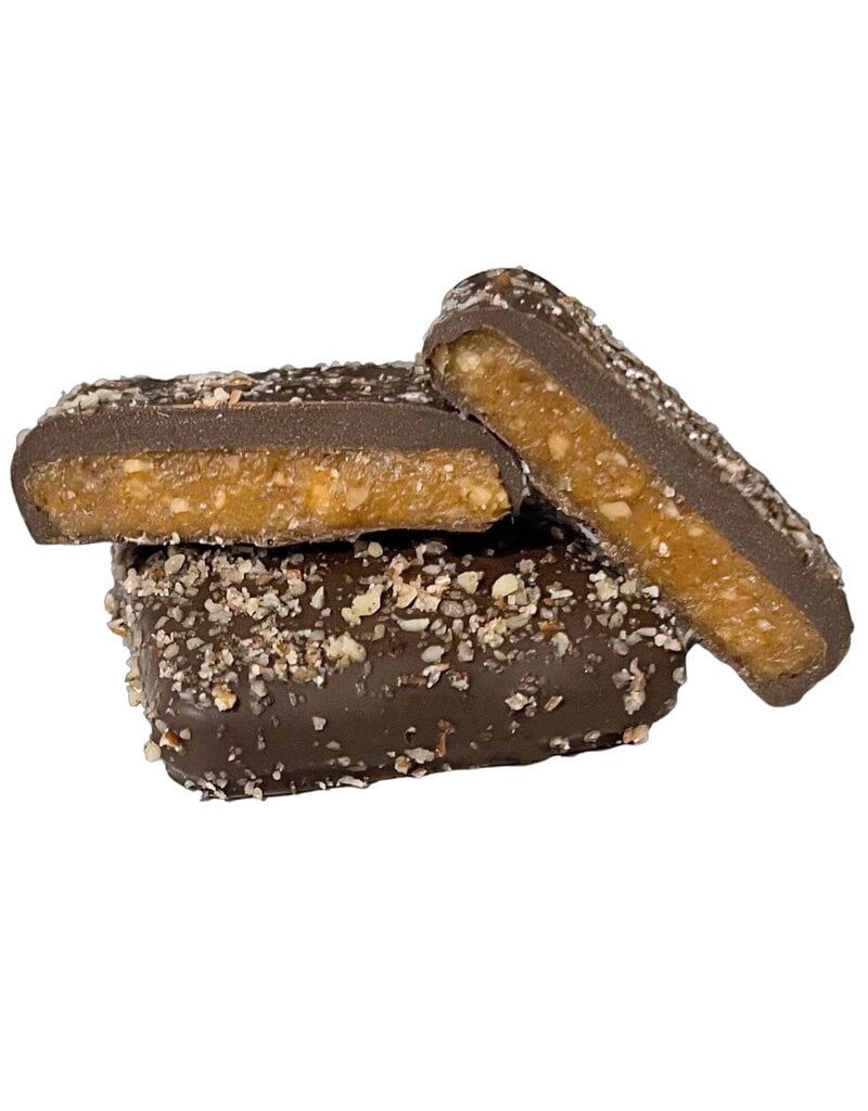 Griff’s Pecan Toffee Dark Chocolate 1oz.