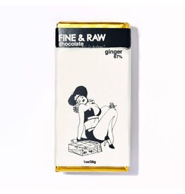 Fine & Raw Chocolate - Brooklyn Bonnie  Ginger 1oz