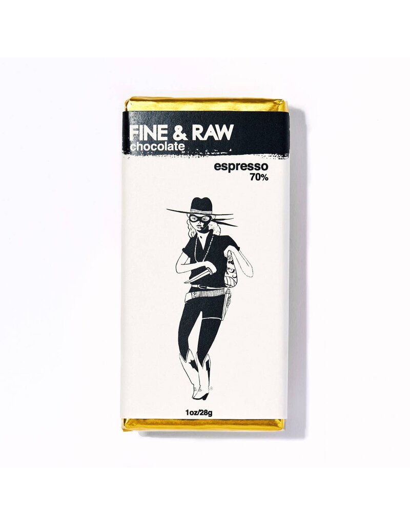 Fine & Raw Chocolate - Brooklyn Bonnie Espresso 1oz