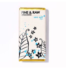 Fine & Raw Chocolate  - Sea Salt 1oz