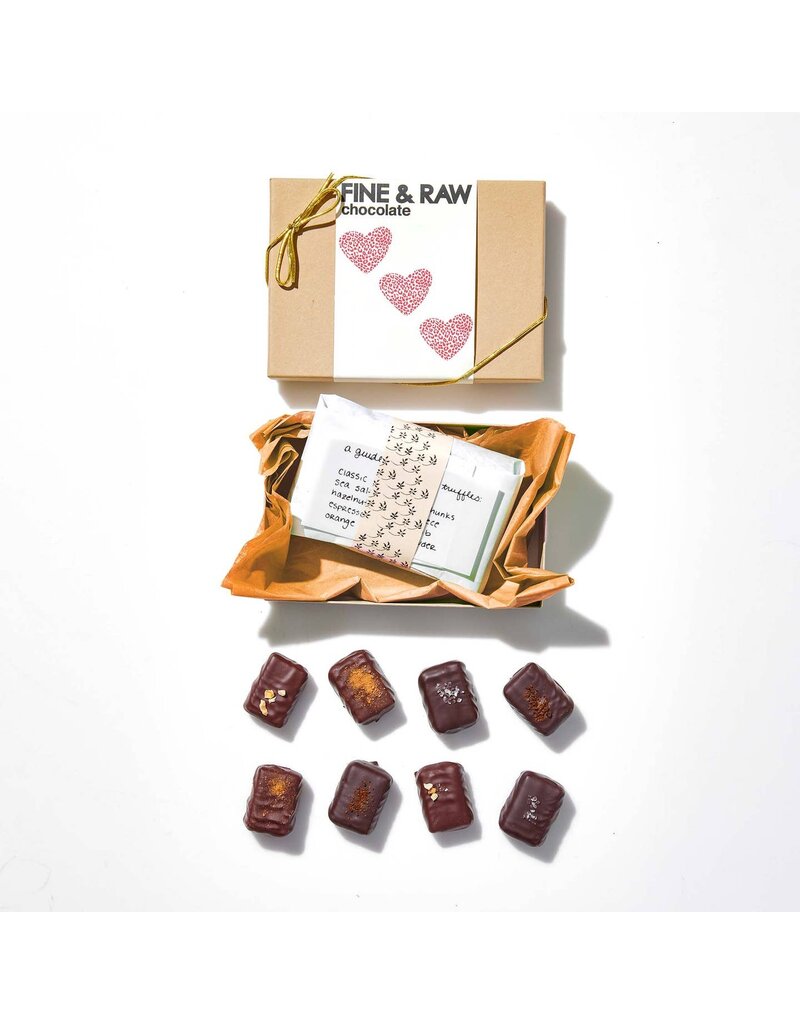Fine & Raw Chocolate  - 8 pc Truffle Gift Set