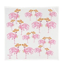 MFC Dishtowel Square, Flamingo