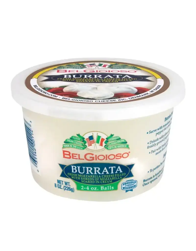 Burrata 2x4oz (BelGioioso, WI)