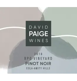 VDM David Paige David Paige Pinot Noir RPG Vineyard Eola-Amity Hills 2021