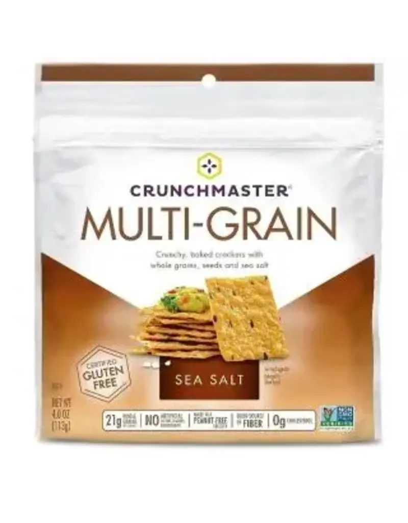Crunchmaster Gluten Free Multi Grain Sea Salt Crackers 4oz