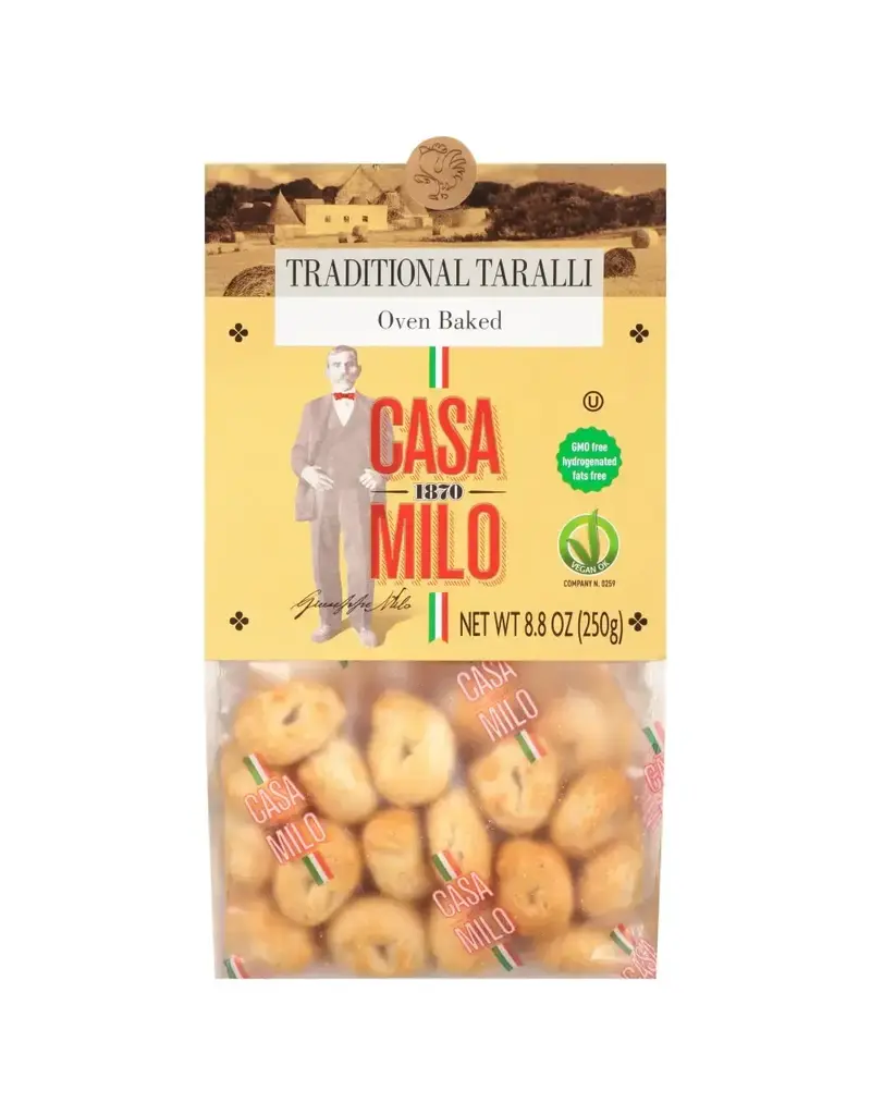 Traditional Taralli 8.8oz (Casa Milo, IT)