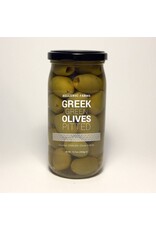 Hellenic Farms Greek Green Pitted Olives 12.7oz.