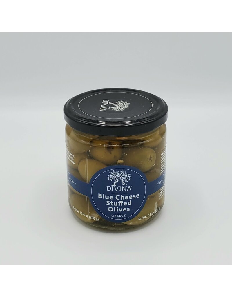 Blue Cheese Stuffed Olives (Divina, GR) 7.8oz