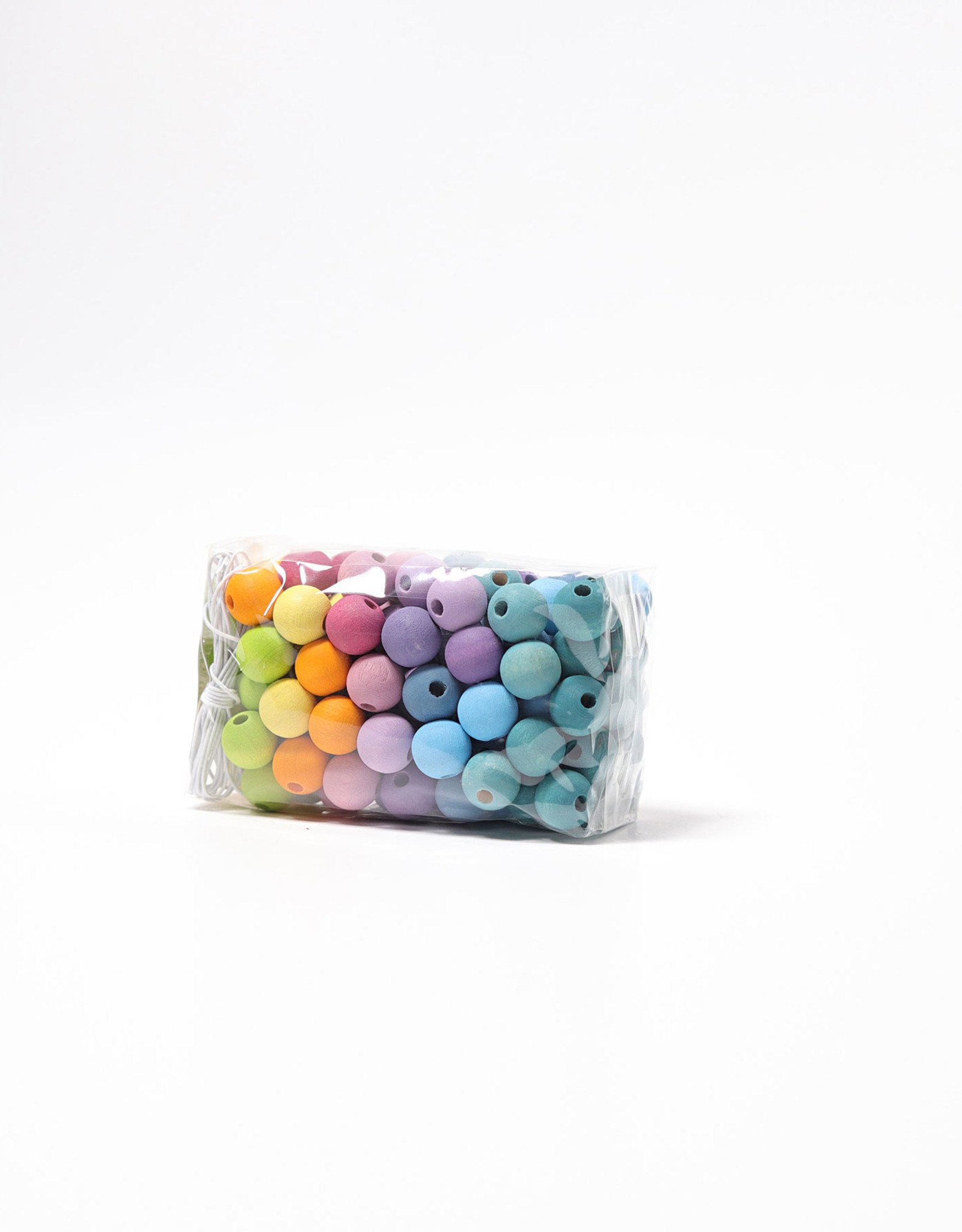 Grimm's Small Pastel Wooden Beads