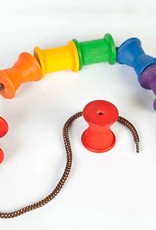 Grapat Rainbow Stacking Spools, 18  pc.