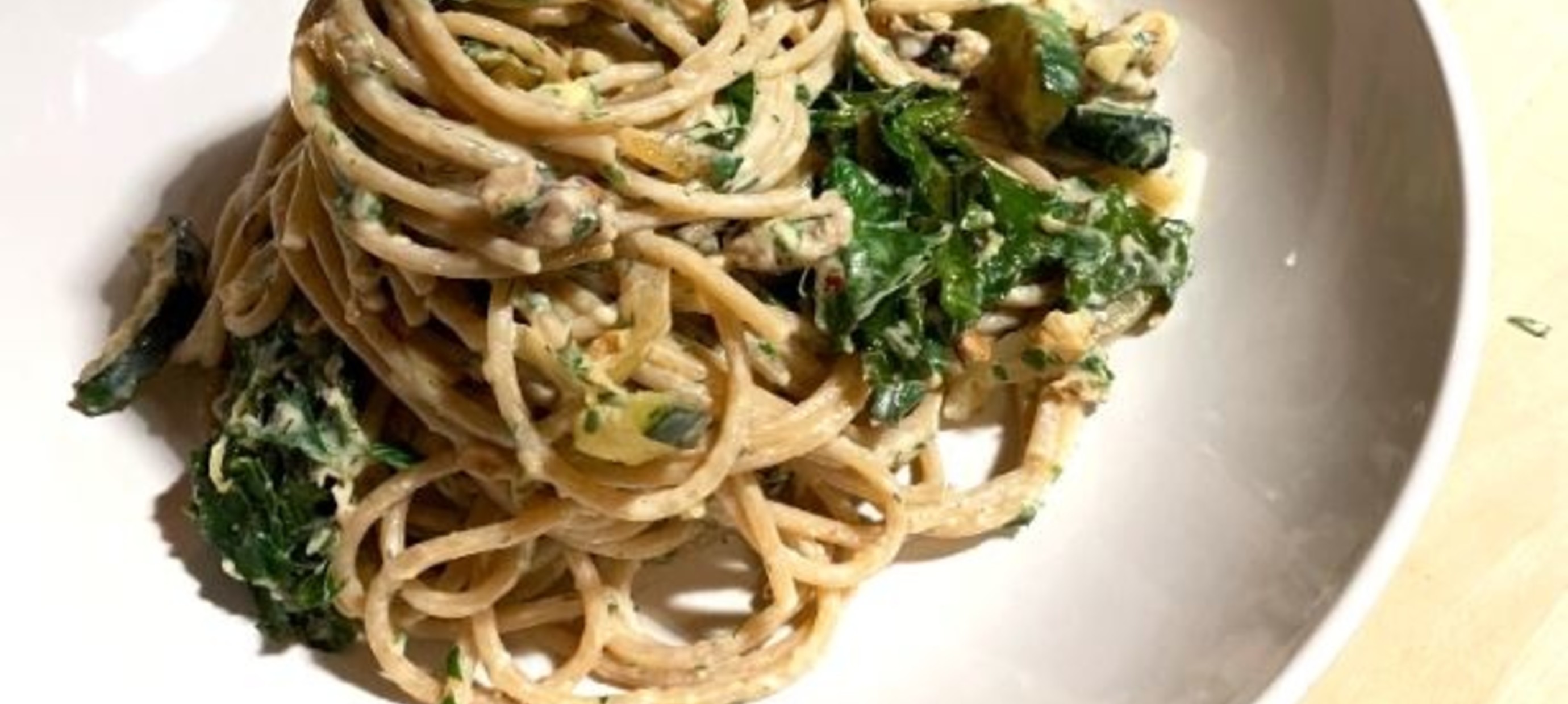 Pasta With Creamy Yogurt Herb Sauce