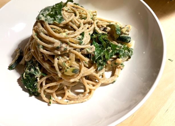 Pasta With Creamy Yogurt Herb Sauce