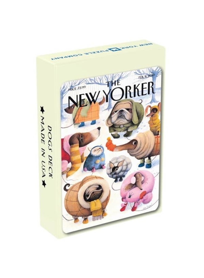 Dog Cartoons Playing Cards