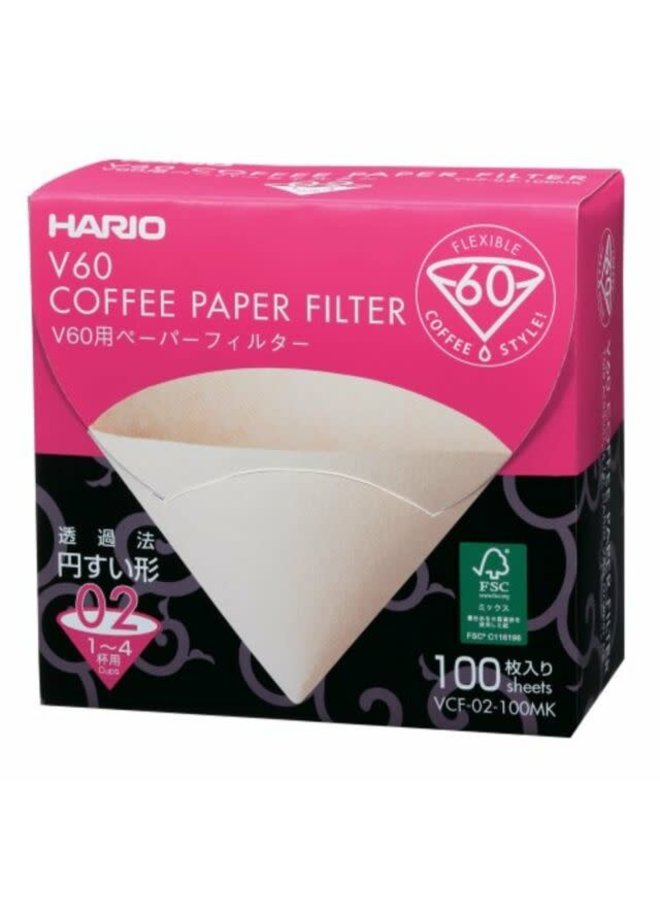 V60 Natural Paper Filter #2 Boxed