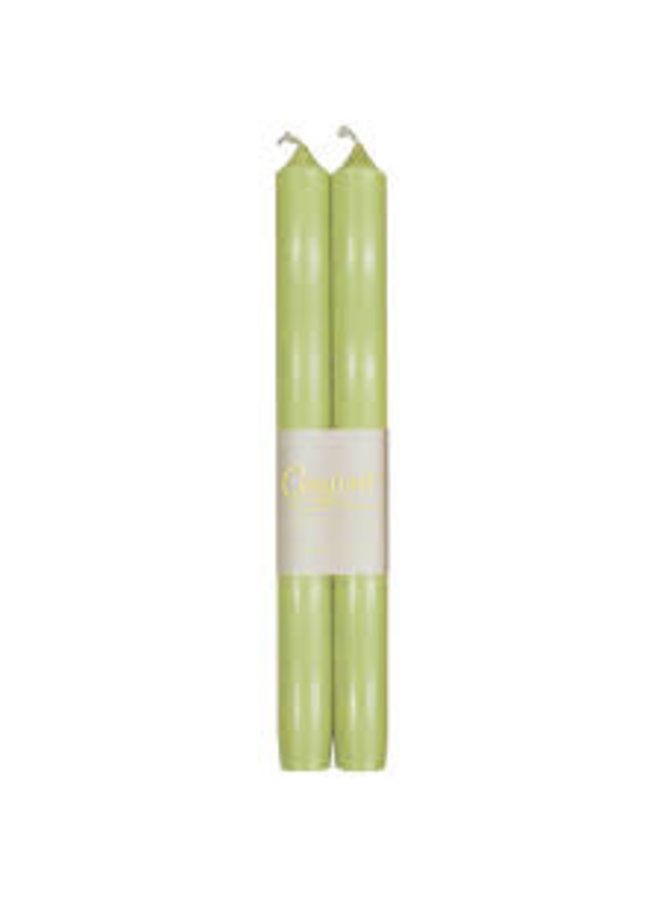 Straight Taper 10" Candles in Moss Green - 2 Candles Per Package