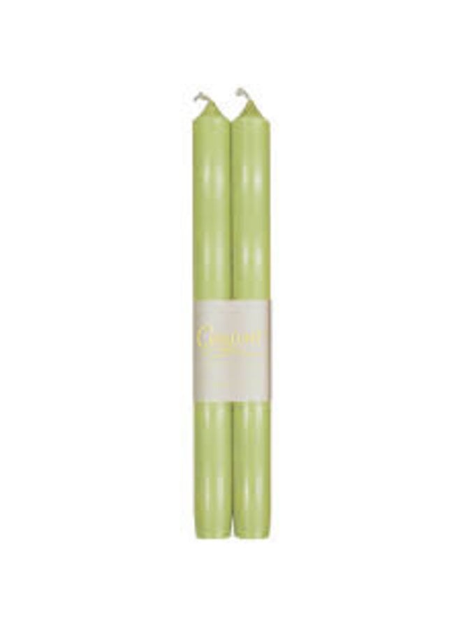 Straight Taper 10" Candles in Moss Green - 2 Candles Per Package