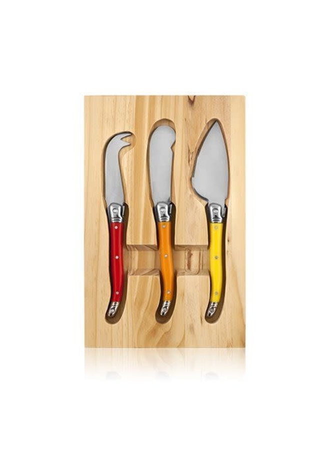 SunnySide: Cheese Knives & Cutting Board