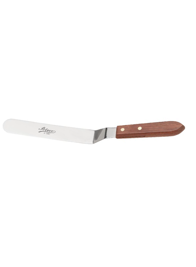 7.75” Offset Spatula Wood Handle