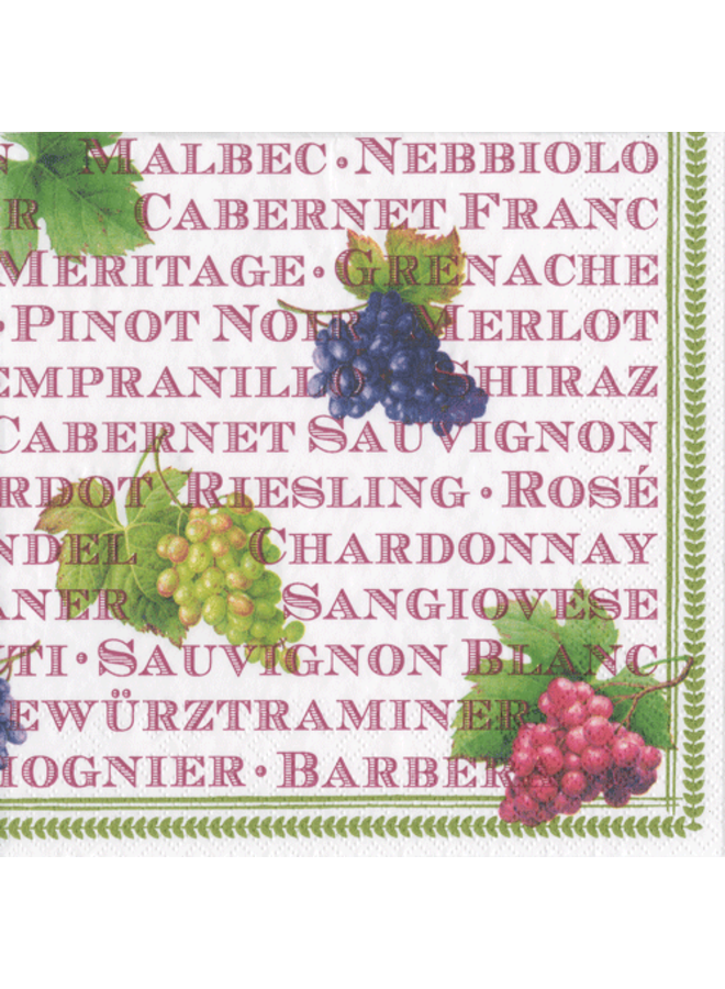 Vintages Paper Cocktail Napkins - 20 Per Package