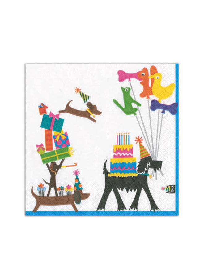 Party Pups Paper Cocktail Napkins - 20 Per Package