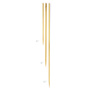 Flat Bamboo Skewers 6" 50 count pack