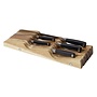 11 Slot Contemporary In-Drawer Knife Holder Acacia Wood