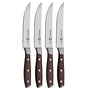 Avanta 4 Piece Steak Knife Set Pakka Wood