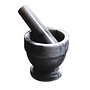 Mortar & Pestle 4" Black Marble