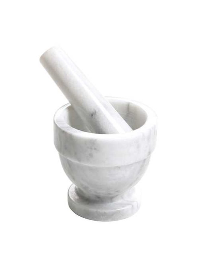Mortar & Pestle 4" White Marble