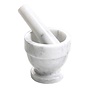 Mortar & Pestle 4" White Marble