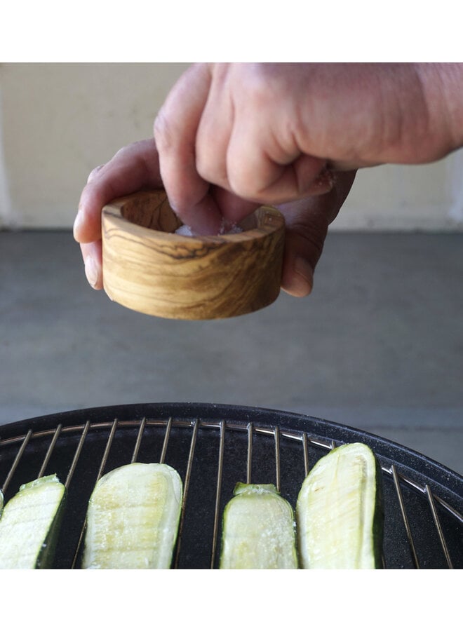 Olive Wood Pinch / Dipping Bowl