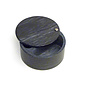 Swivel Top Salt Box - Black Marble