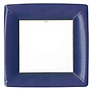 Grosgrain Border Paper Dinner Plates in Navy - 8 Per Package