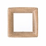 Rattan Square Paper Salad & Dessert Plates - 8 Per Package