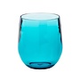 Acrylic 12oz Tumbler Glass in Turquoise - 1 Each