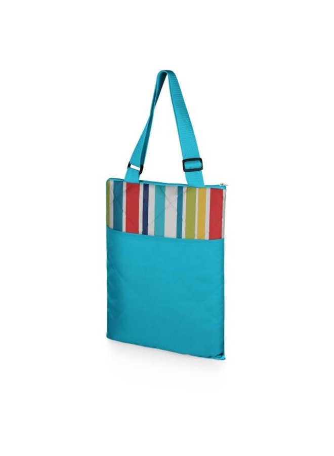 Vista Outdoor Picnic Blanket & Tote - Aqua