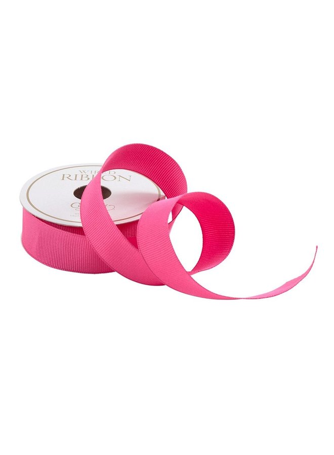 Narrow Fuchsia Grosgrain Ribbon - 8 Yard Spool