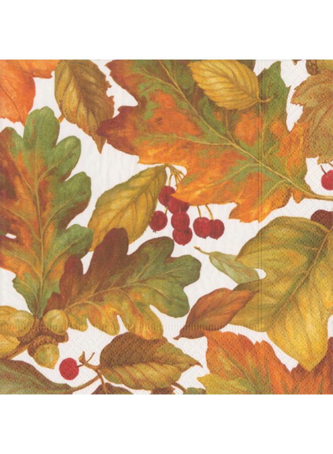 Autumn Leaves 2 Paper Luncheon Napkins - 20 Per Package