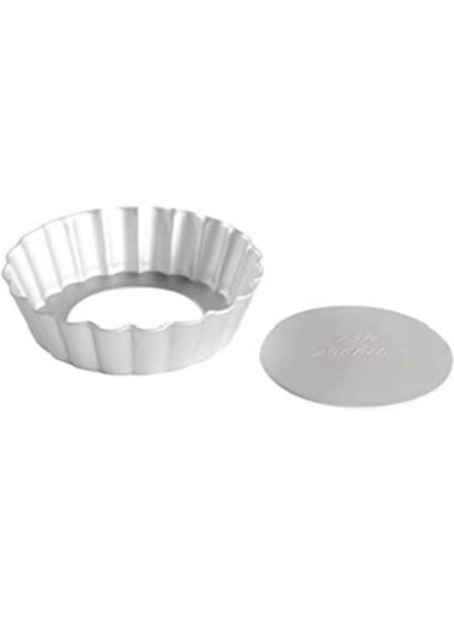 Fluted Tart Pan Removable Bottom 3.75”