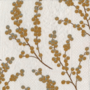 Berry Branches Paper Cocktail Napkins in White & Gold - 20 Per Package