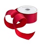 Red Reversible Wired Ribbon - 6 Yard Spool